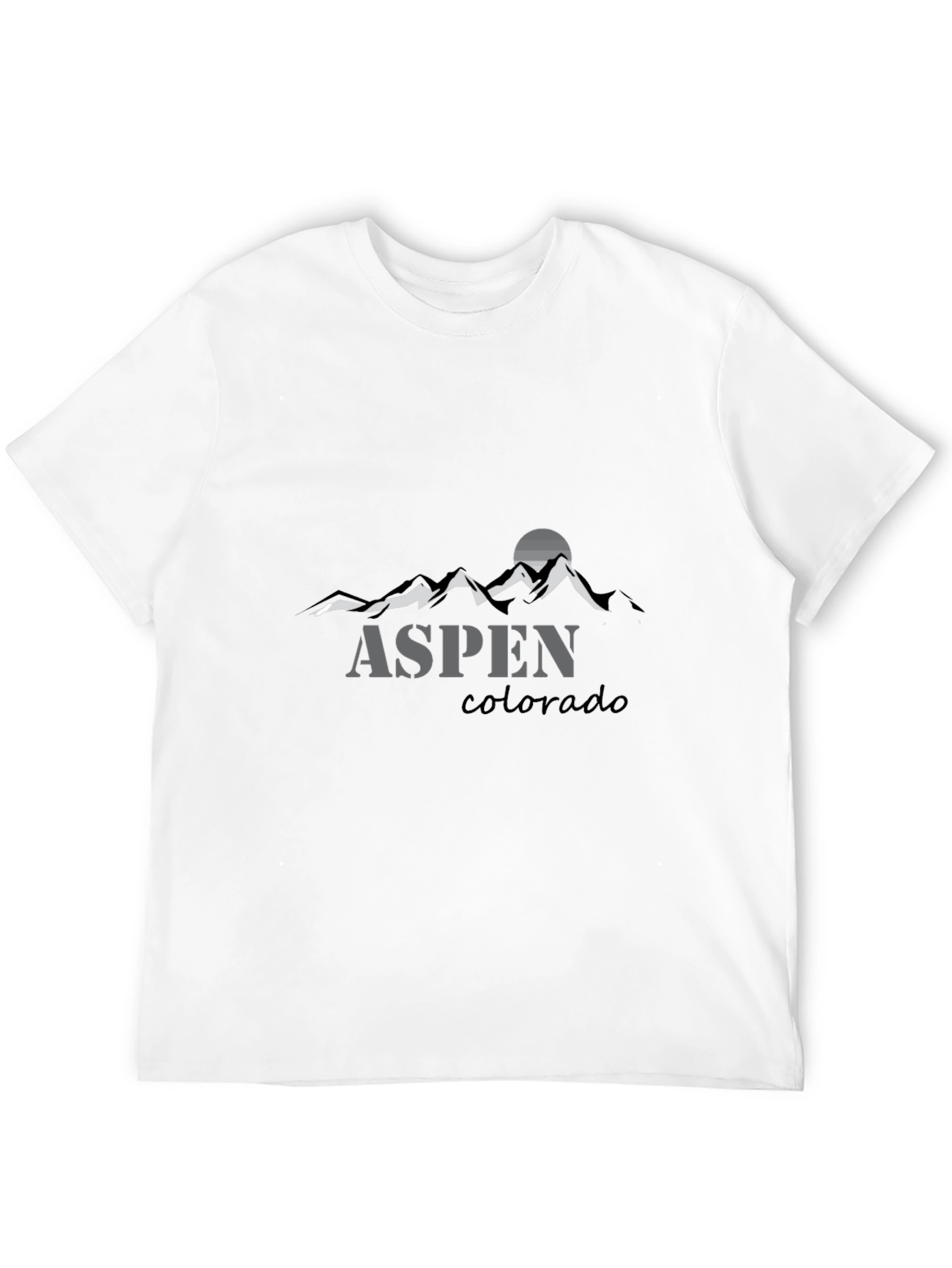 Aspen Colorado Graphic Tee - Mountain Design T-Shirt