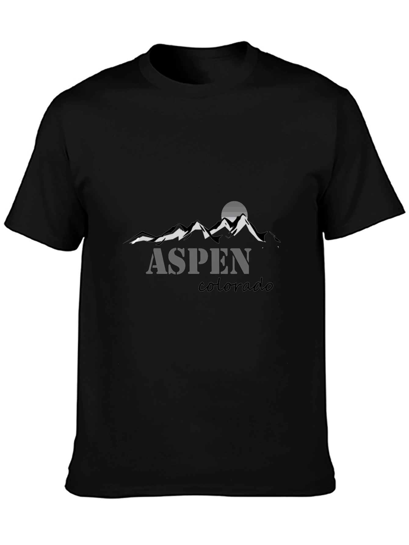Aspen Colorado Graphic Tee - Mountain Design T-Shirt