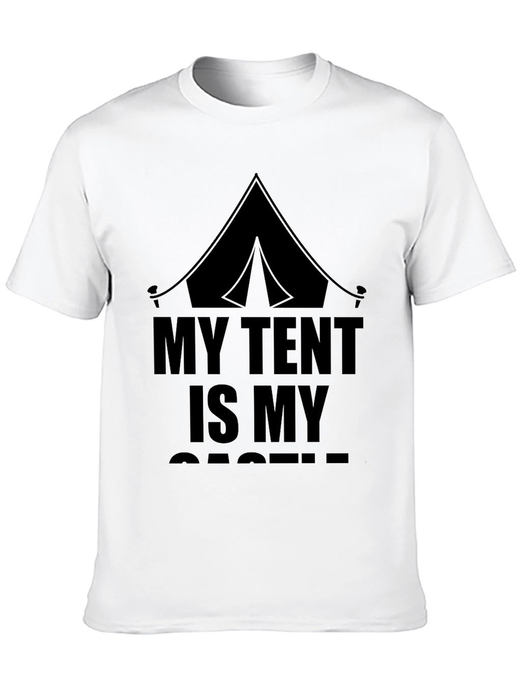 My Tent Is My Castle Graphic T-Shirt