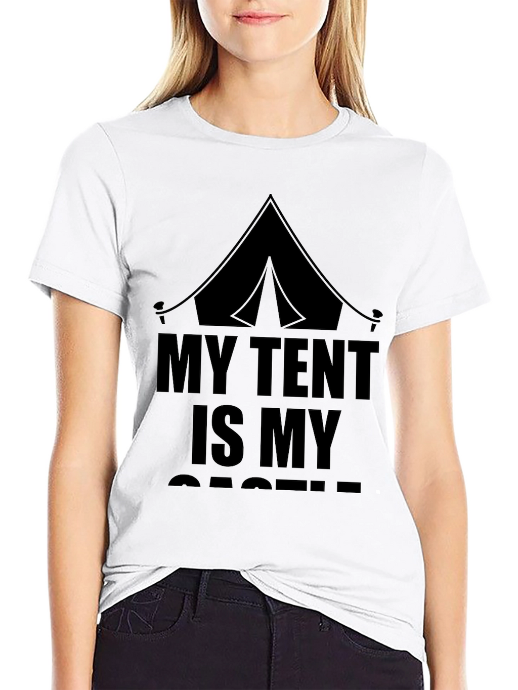 My Tent Is My Castle Graphic T-Shirt