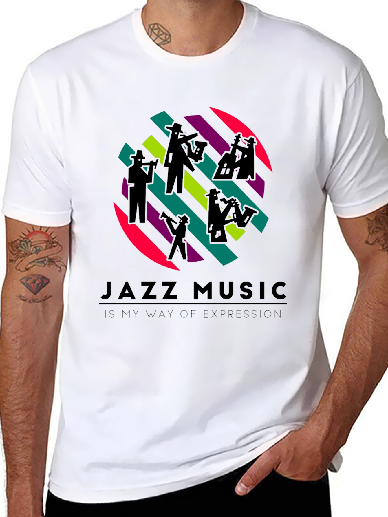 Jazz Music Expression T-Shirt