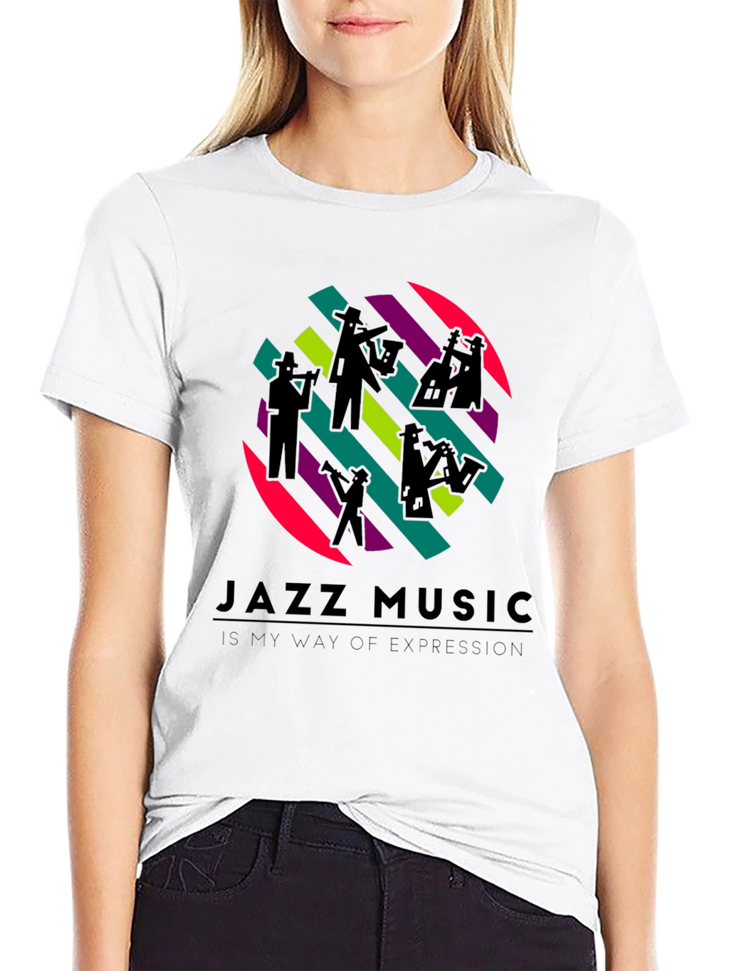 Jazz Music Expression T-Shirt