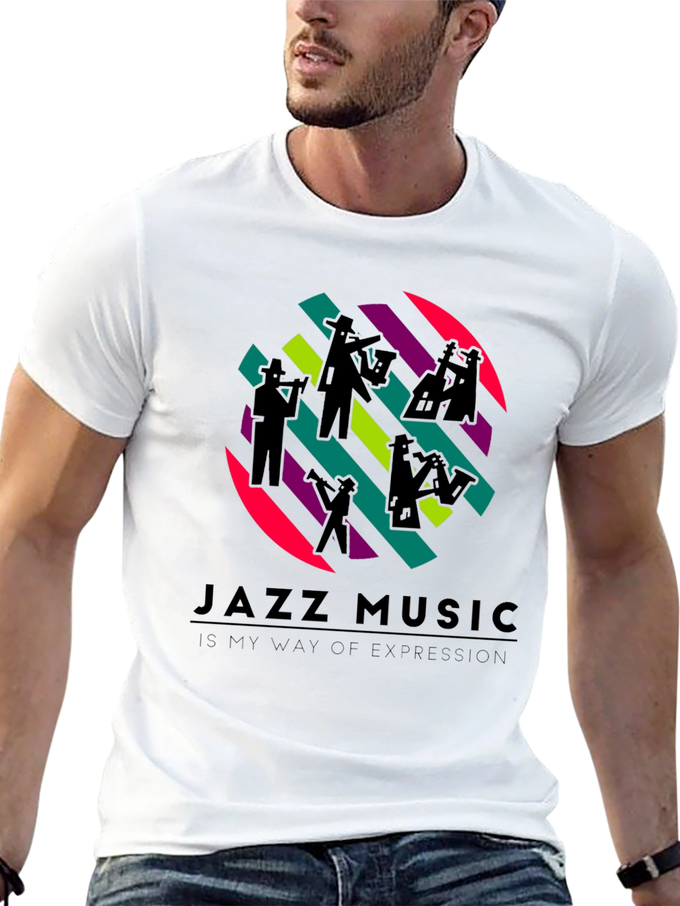 Jazz Music Expression T-Shirt