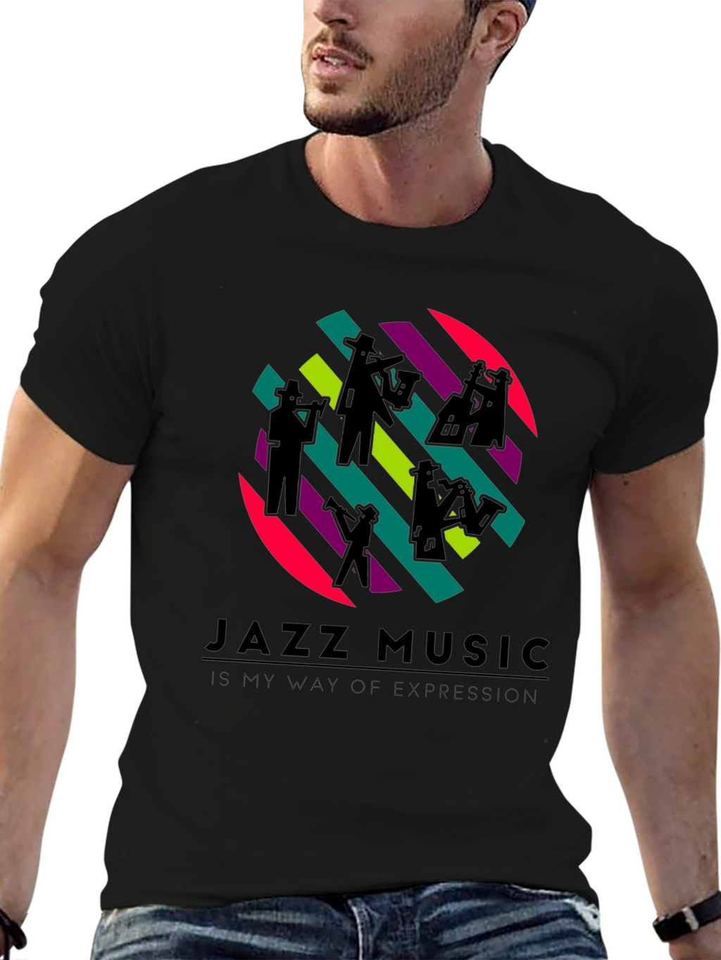 Jazz Music Expression T-Shirt