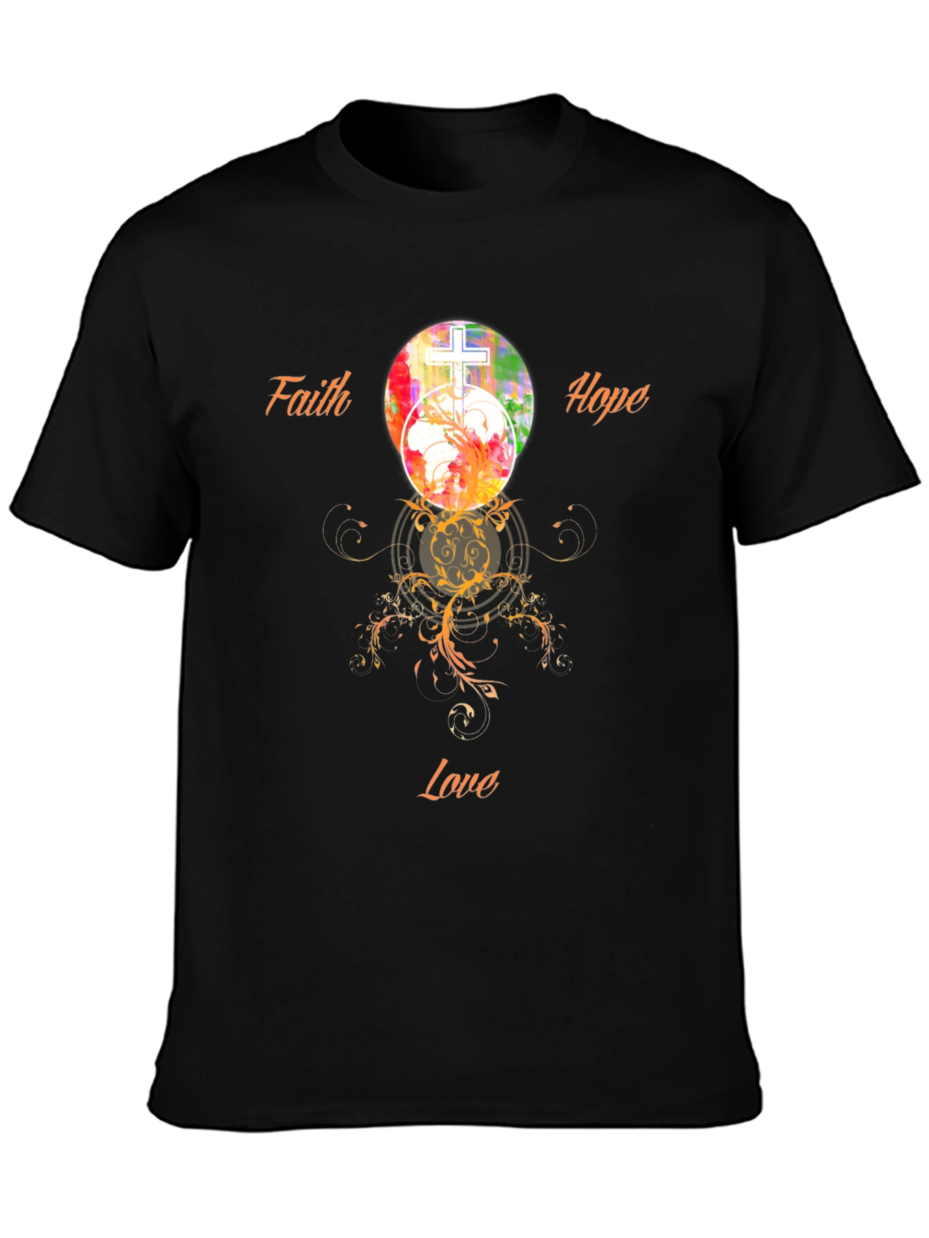Faith Hope Love Graphic T-Shirt