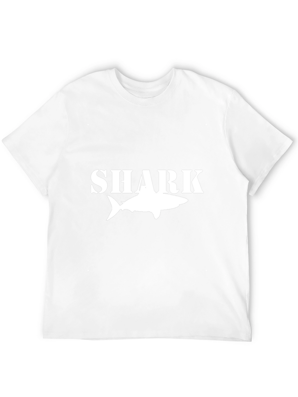 Shark Graphic Tee - Black Cotton T-Shirt