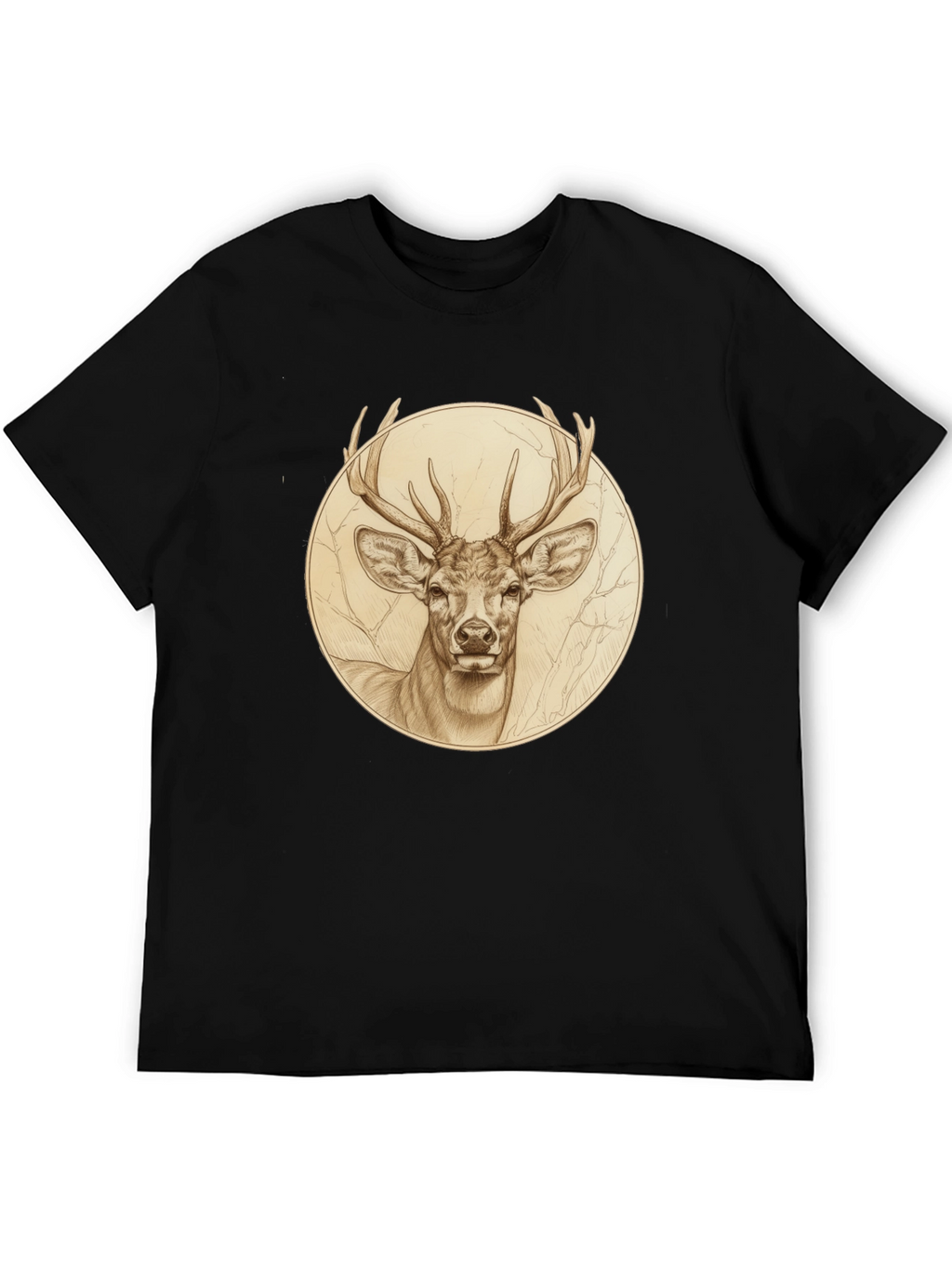 Deer Graphic Tee - Stylish Nature Inspired Design