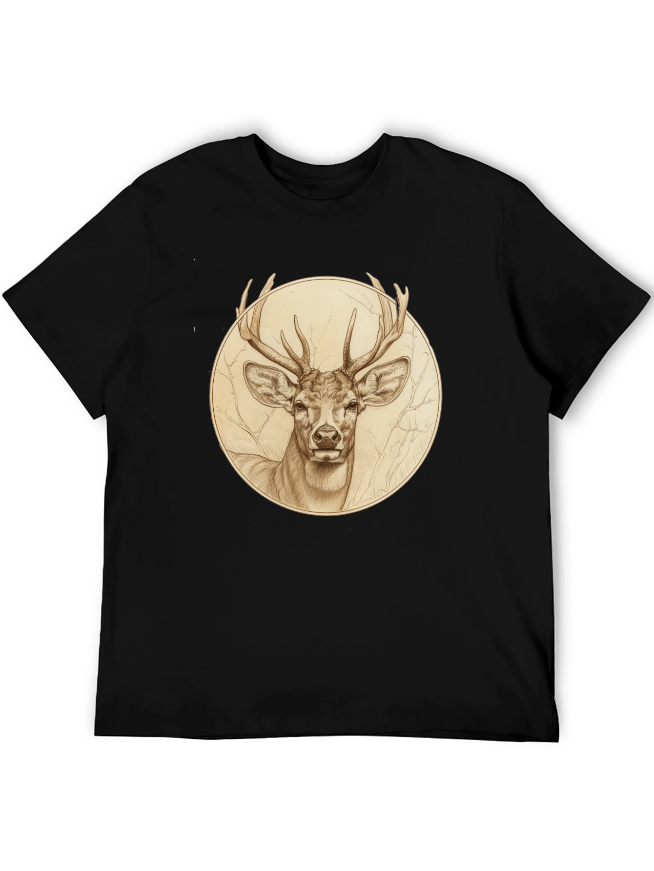 Deer Graphic Tee - Stylish Nature Inspired Design