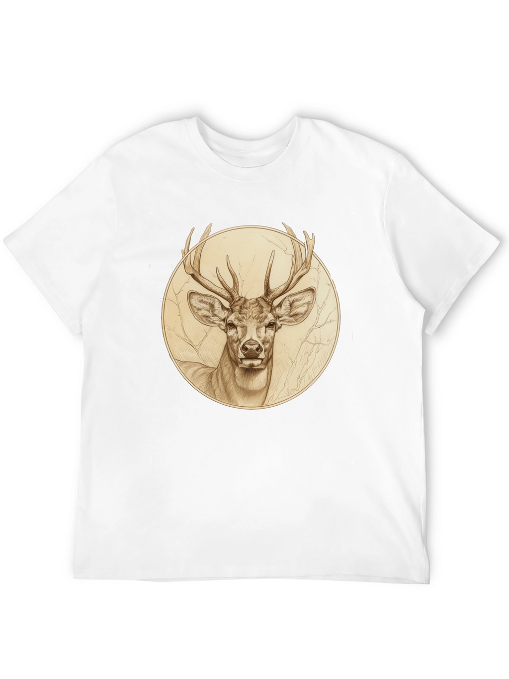 Deer Graphic Tee - Stylish Nature Inspired Design