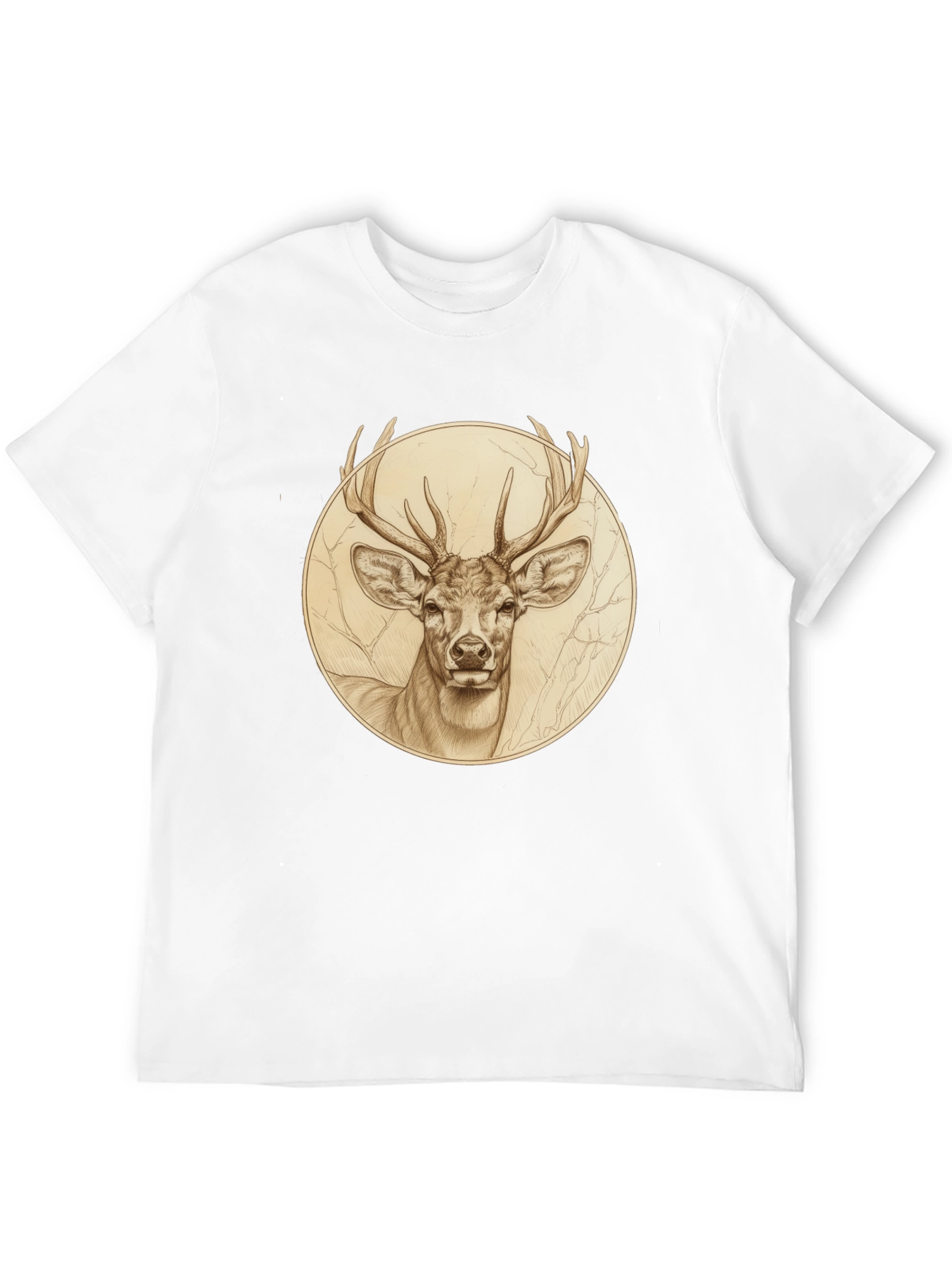 Deer Graphic Tee - Stylish Nature Inspired Design