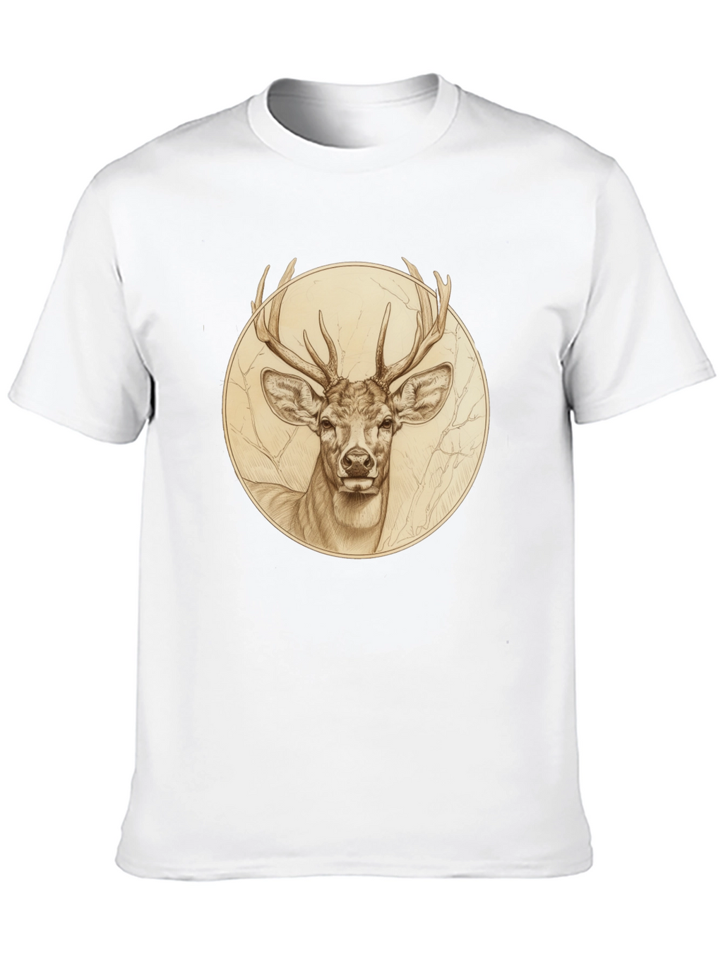 Deer Graphic Tee - Stylish Nature Inspired Design