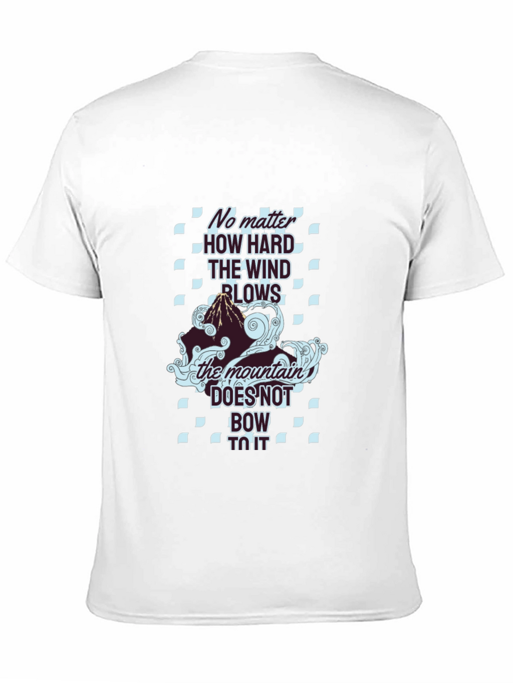 Mountain Graphic Tee - The Wind Blows Black T-Shirt