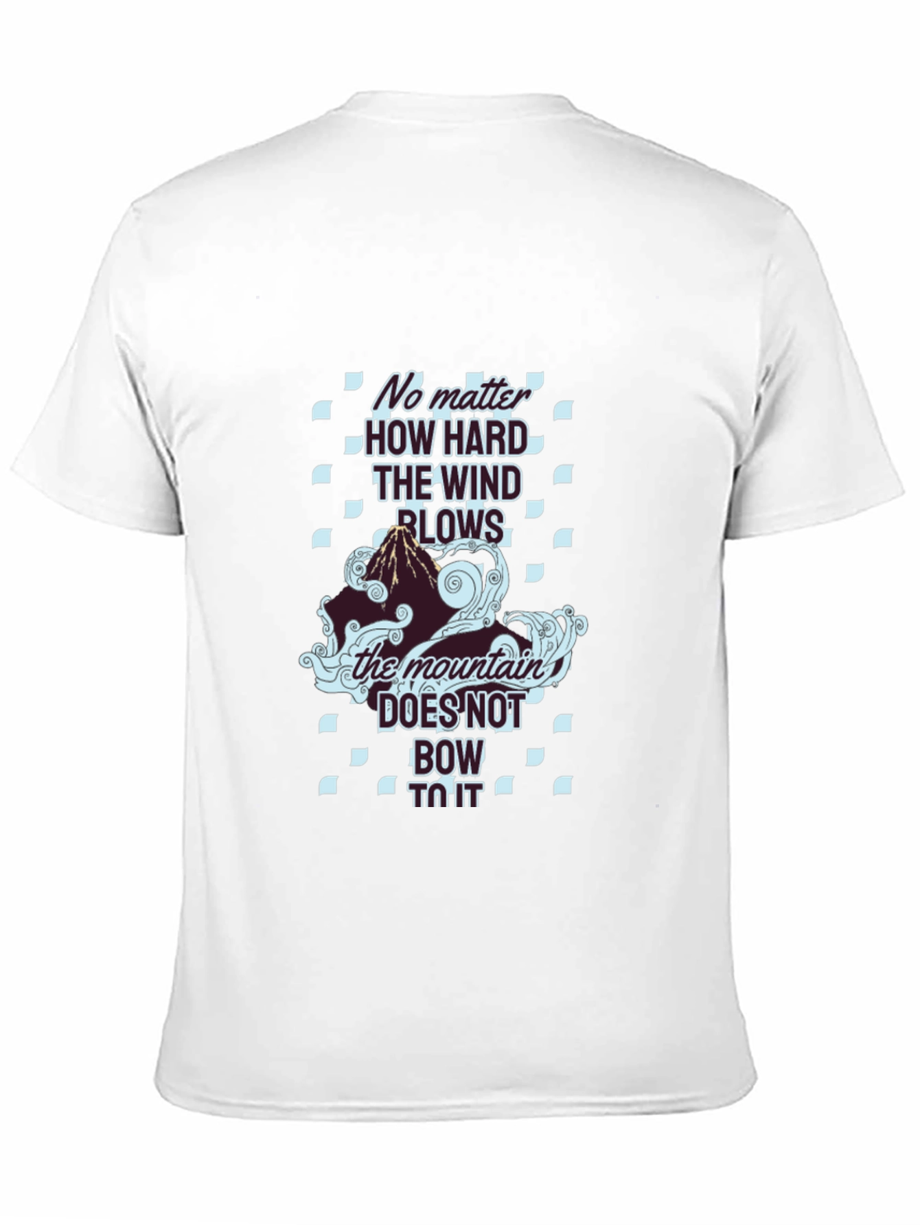 Mountain Graphic Tee - The Wind Blows Black T-Shirt