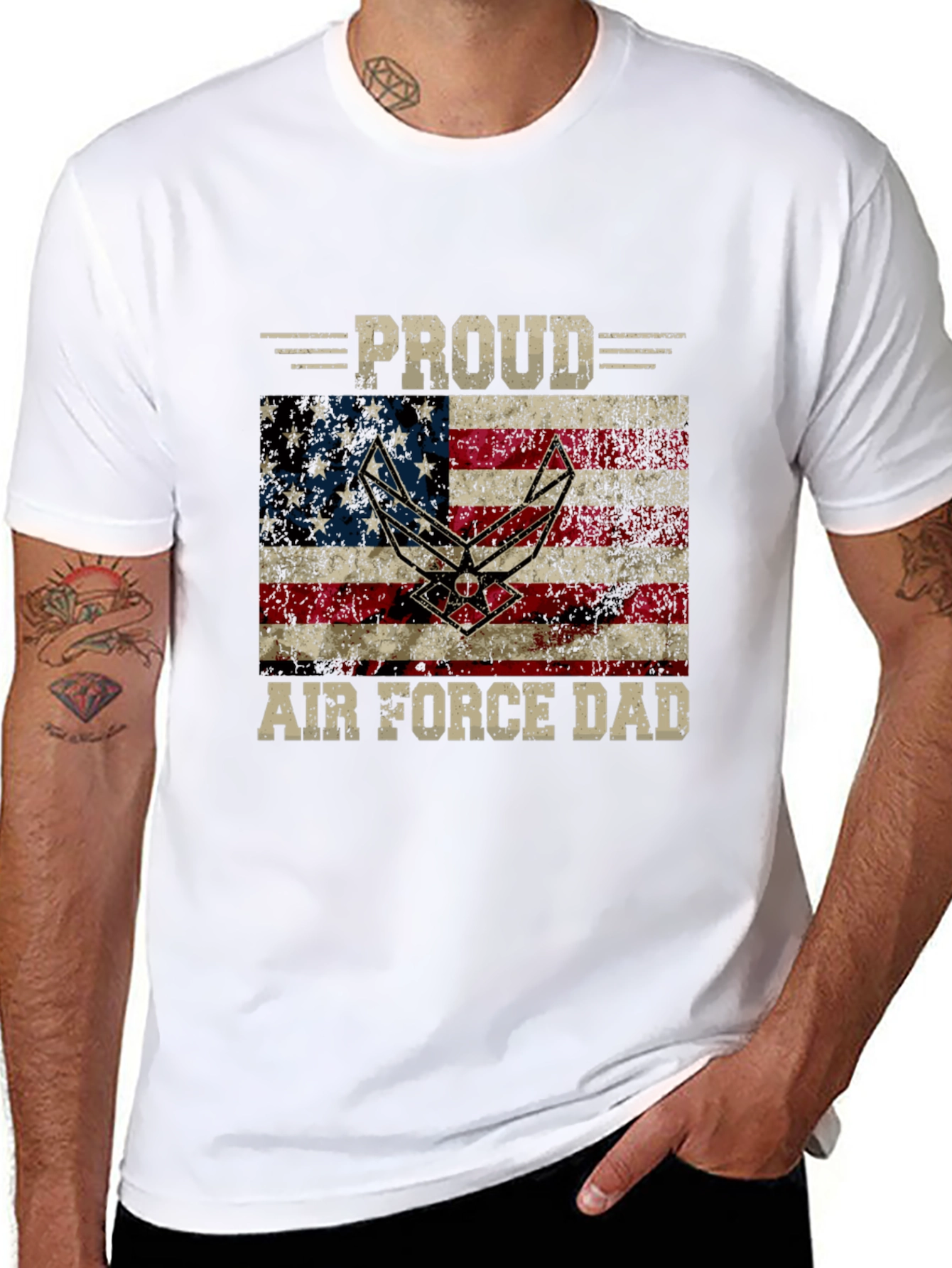 Proud Air Force Dad T-Shirt