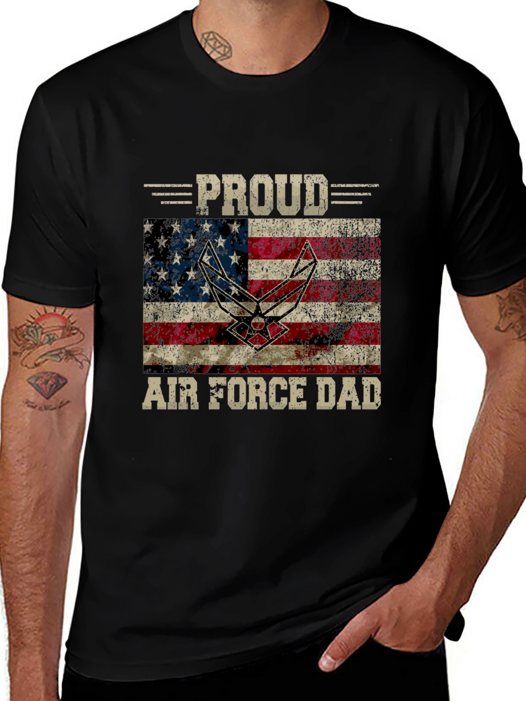 Proud Air Force Dad T-Shirt