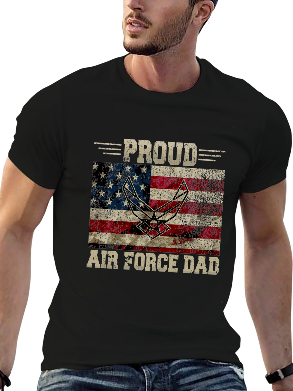 Proud Air Force Dad T-Shirt