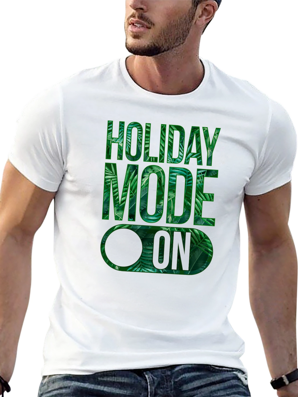 Holiday Mode On Graphic T-Shirt