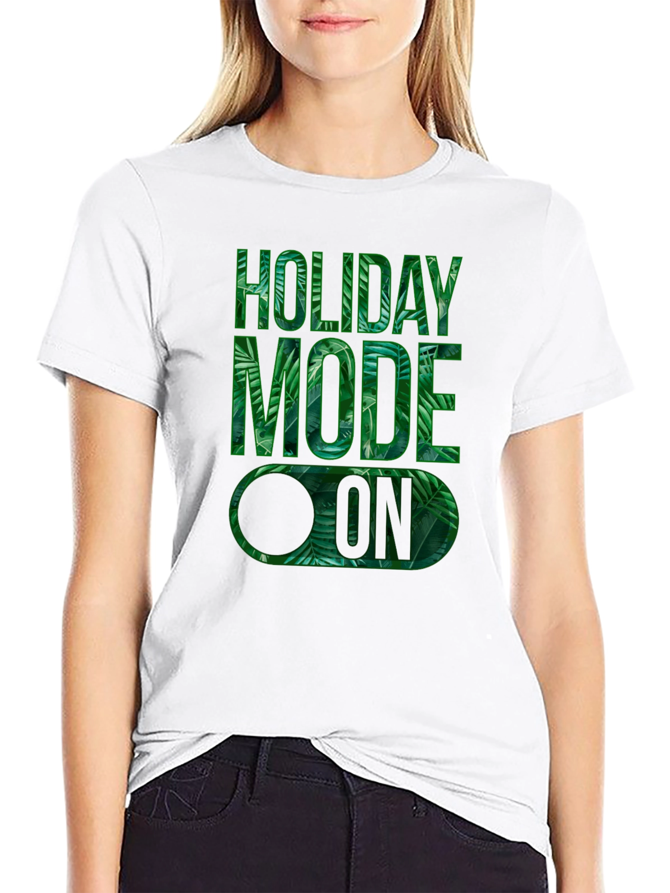 Holiday Mode On Graphic T-Shirt