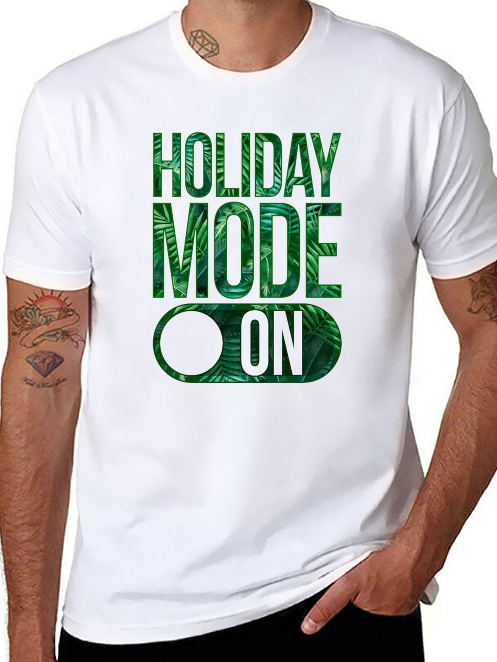 Holiday Mode On Graphic T-Shirt
