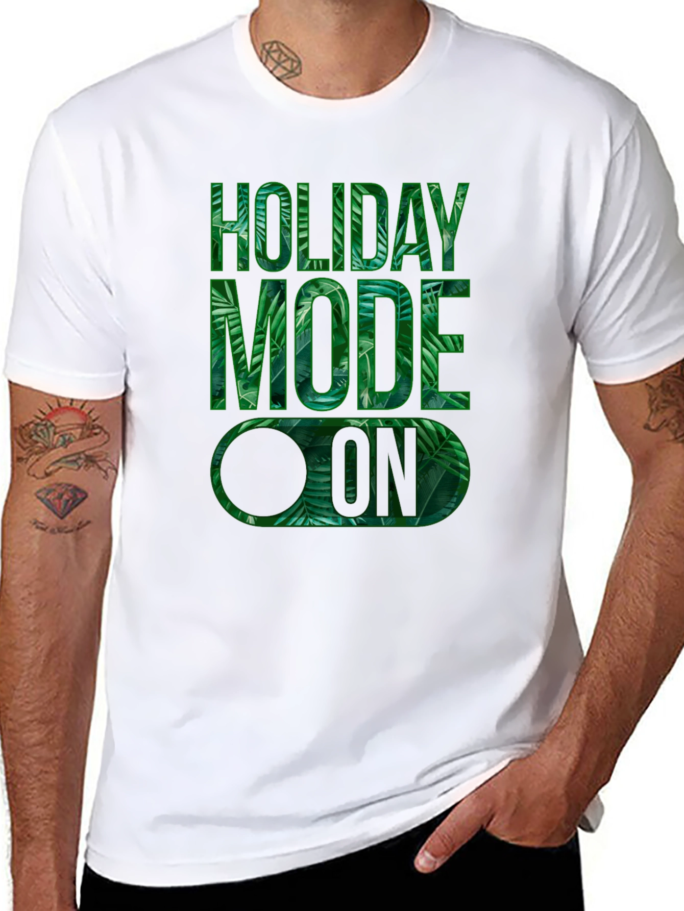 Holiday Mode On Graphic T-Shirt