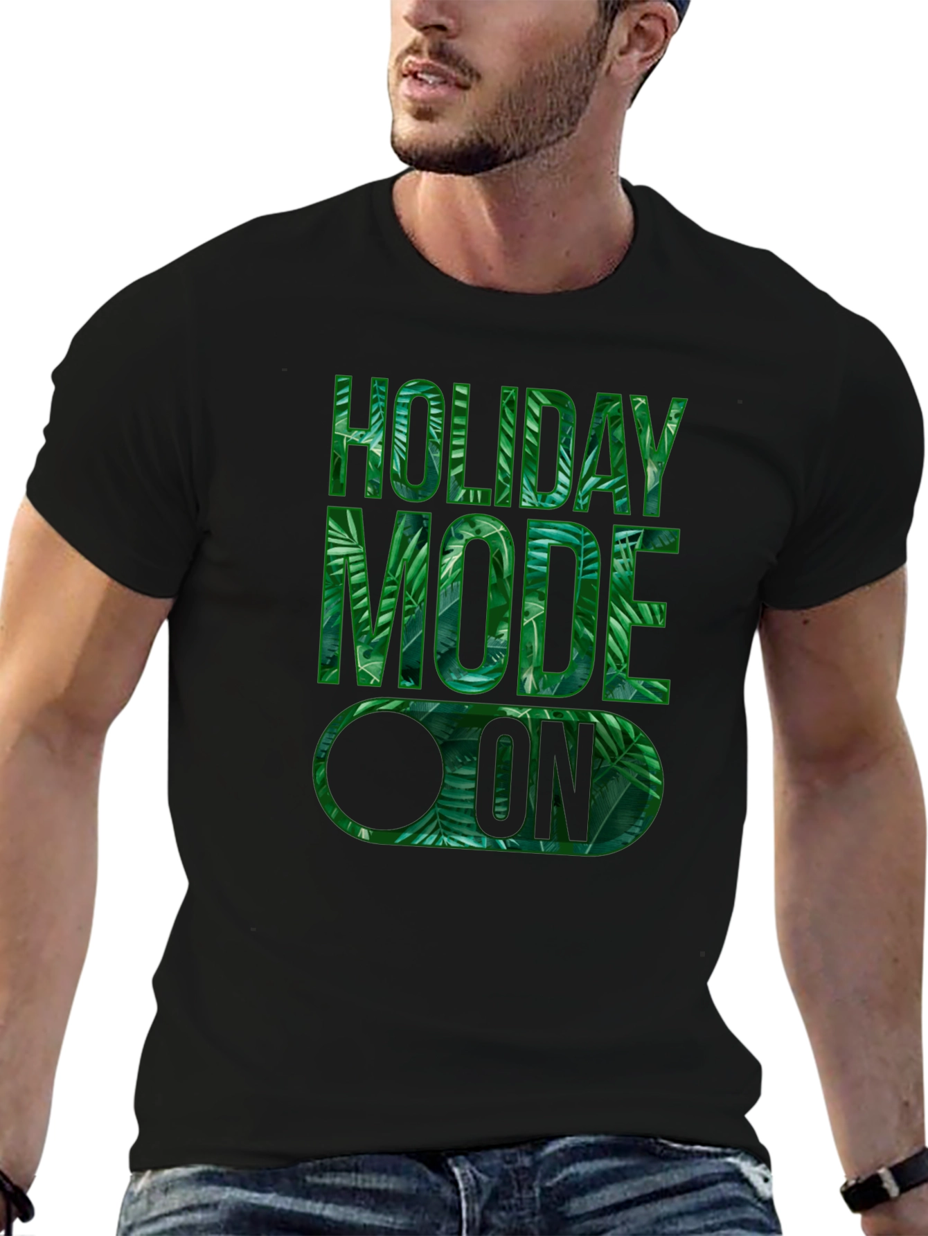 Holiday Mode On Graphic T-Shirt