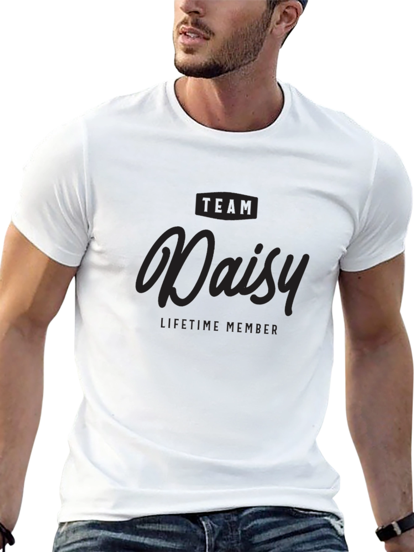 Team Daisy Lifetime Member Black T-Shirt