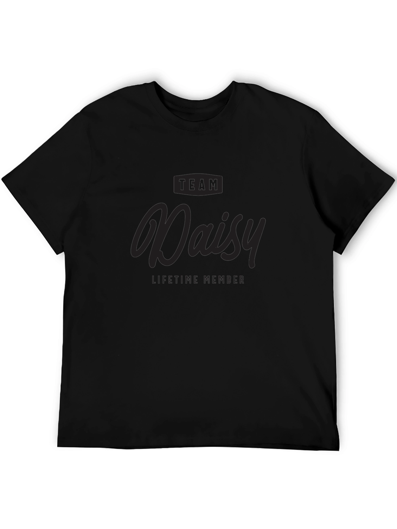 Team Daisy Lifetime Member Black T-Shirt