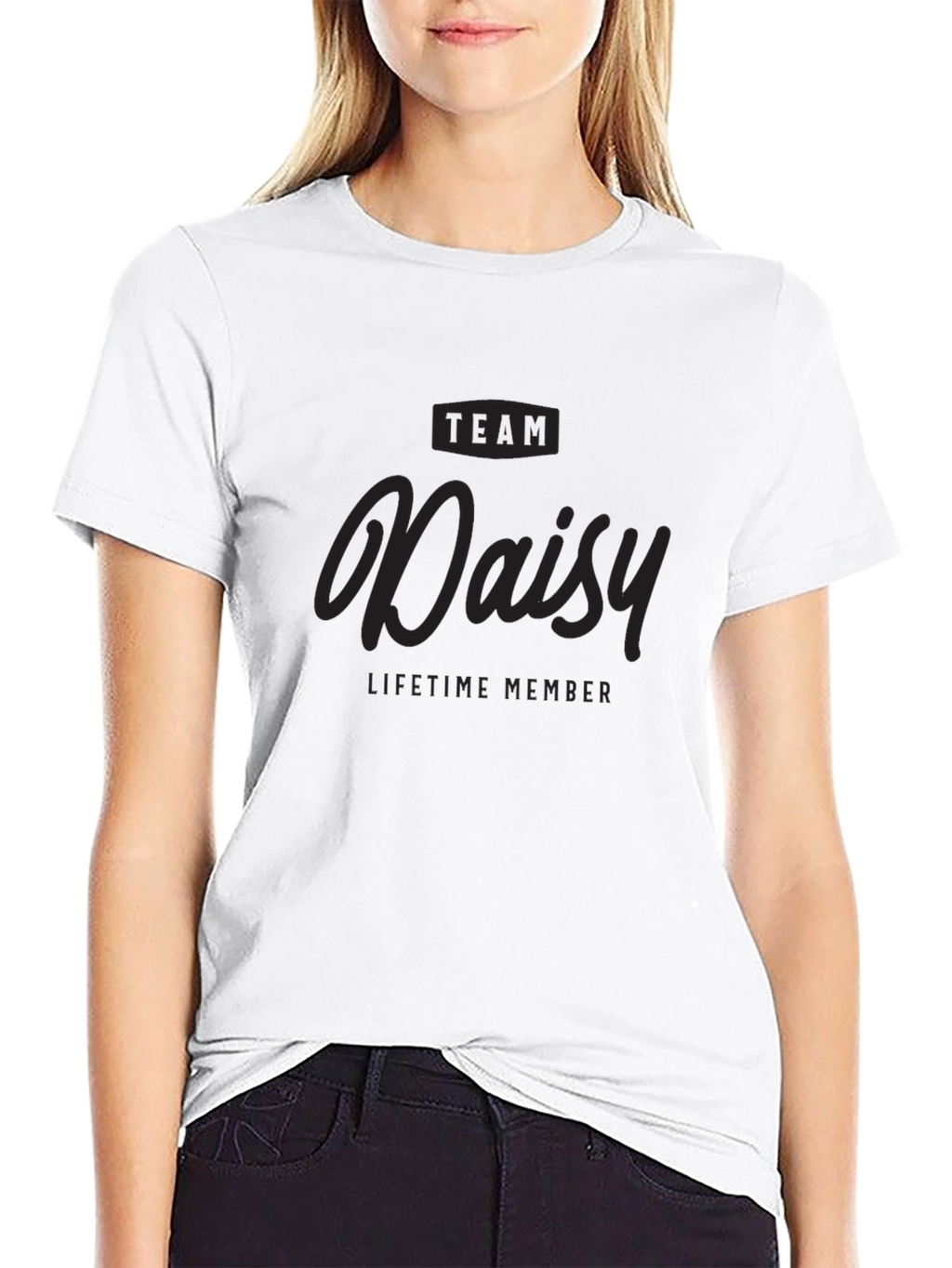 Team Daisy Lifetime Member Black T-Shirt