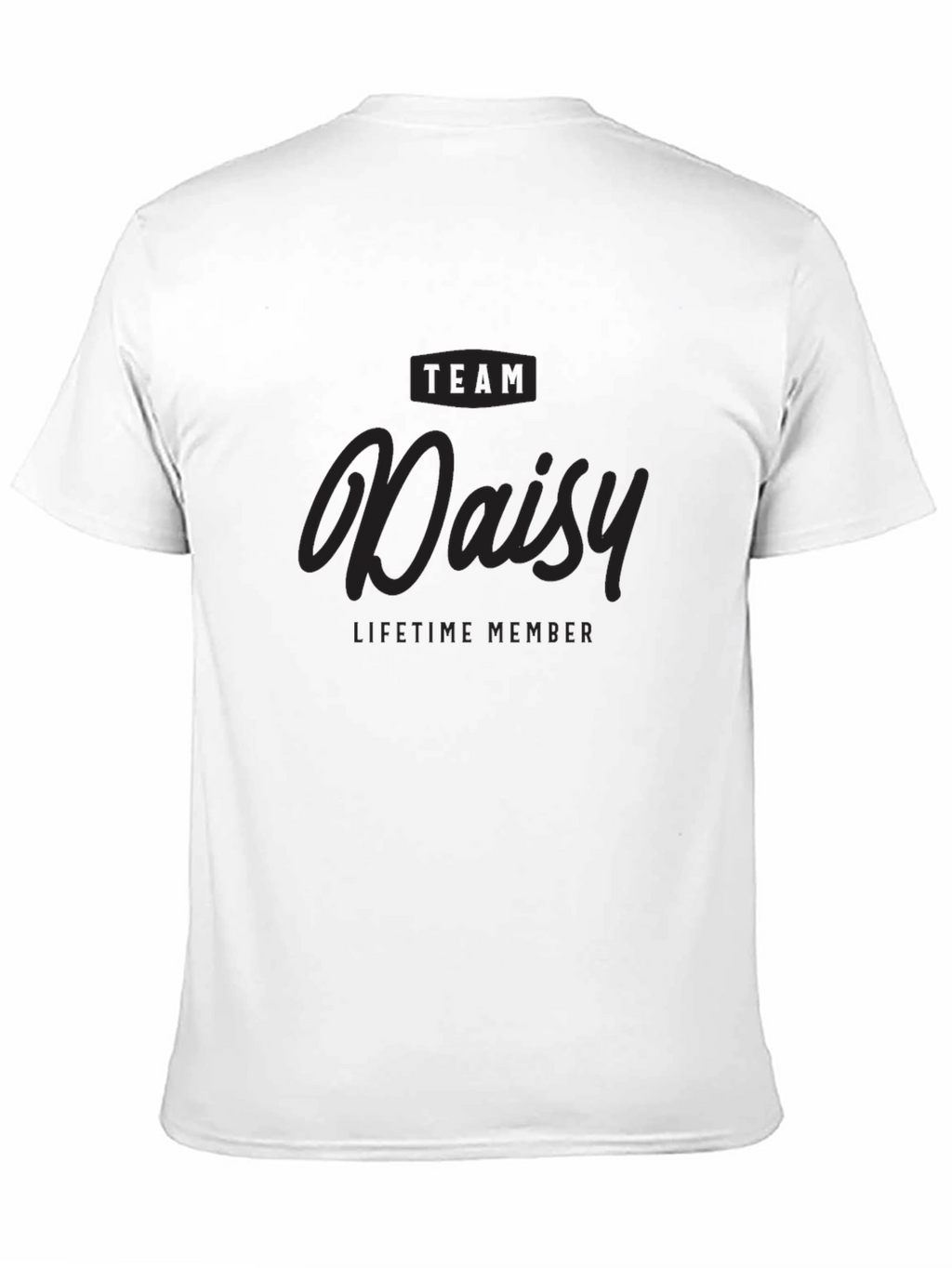 Team Daisy Lifetime Member Black T-Shirt