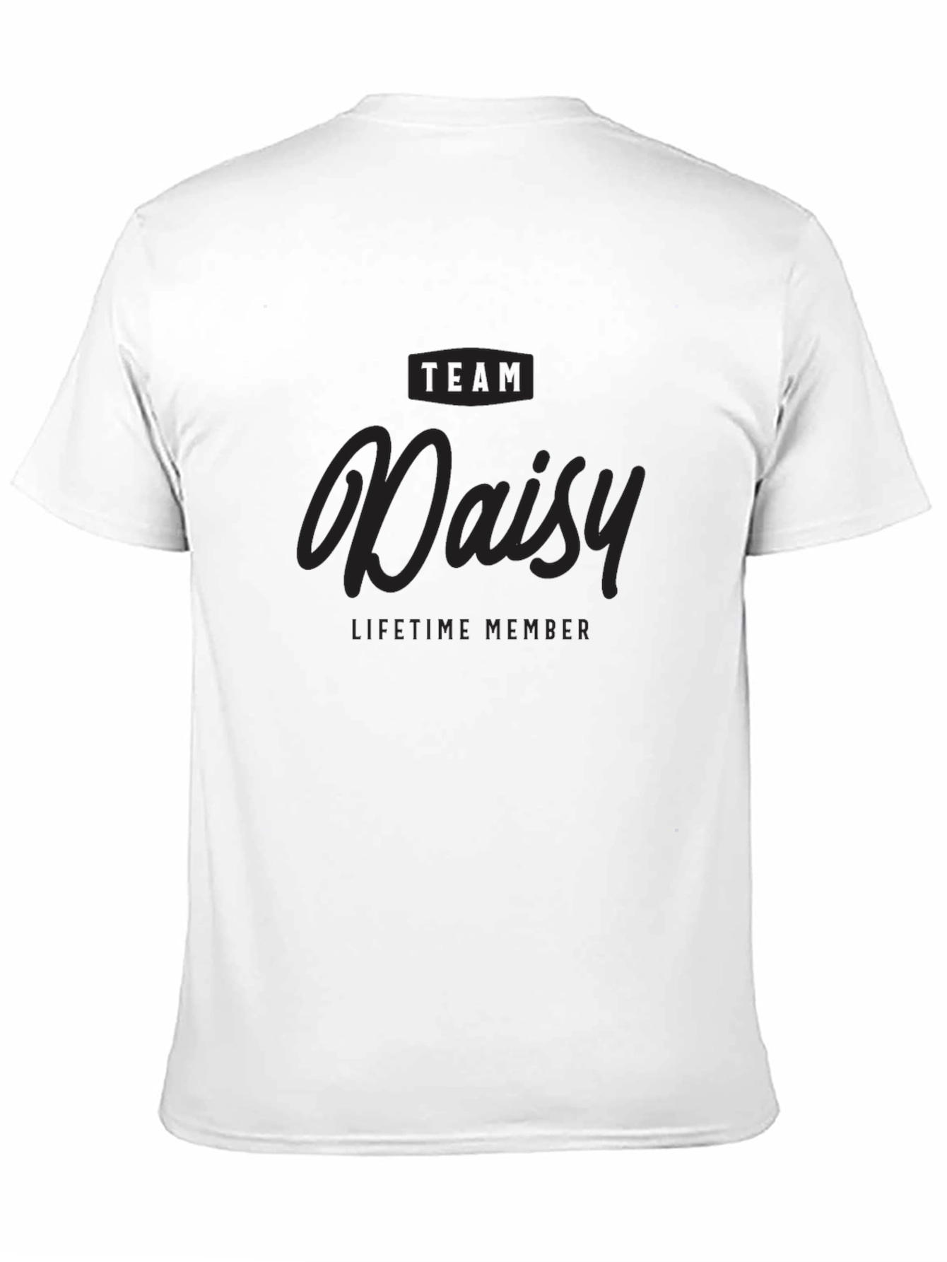 Team Daisy Lifetime Member Black T-Shirt