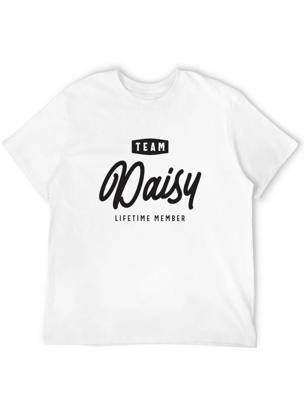 Team Daisy Lifetime Member Black T-Shirt