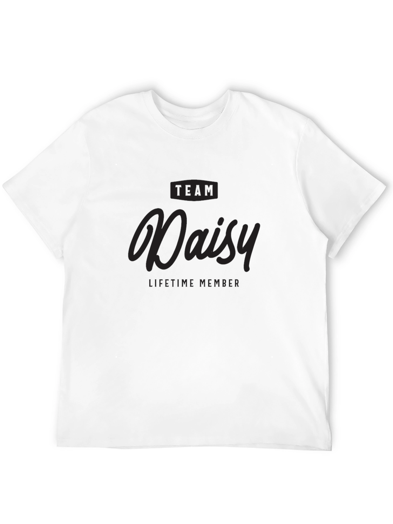 Team Daisy Lifetime Member Black T-Shirt