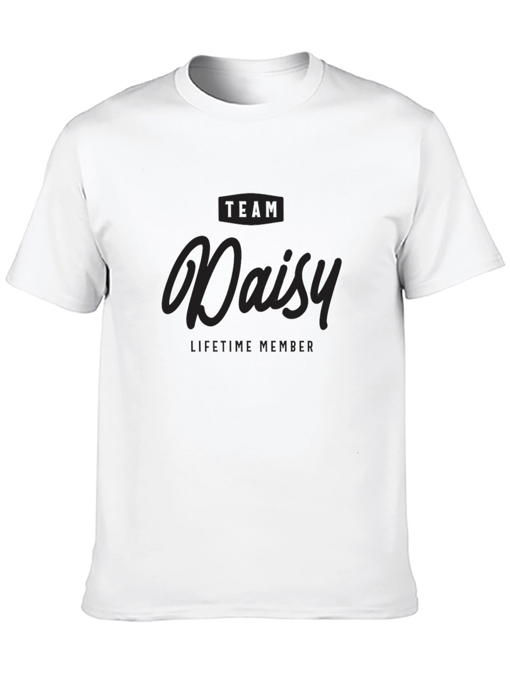 Team Daisy Lifetime Member Black T-Shirt