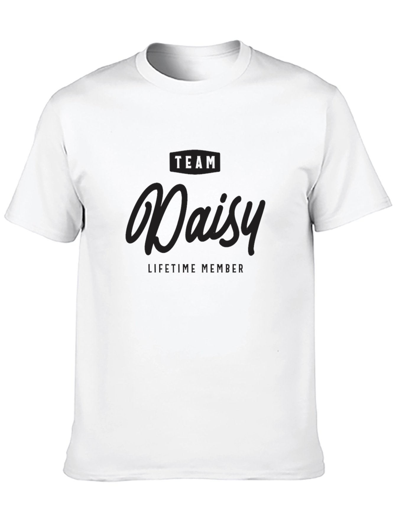 Team Daisy Lifetime Member Black T-Shirt
