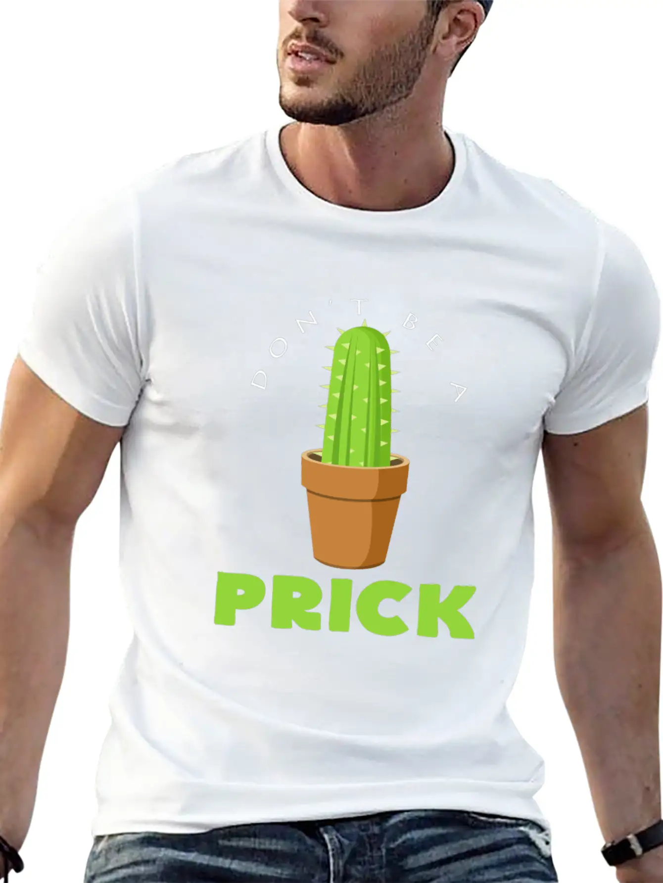 Cactus Breathable Soft Cotton T-Shirt – Timeless Casual Look