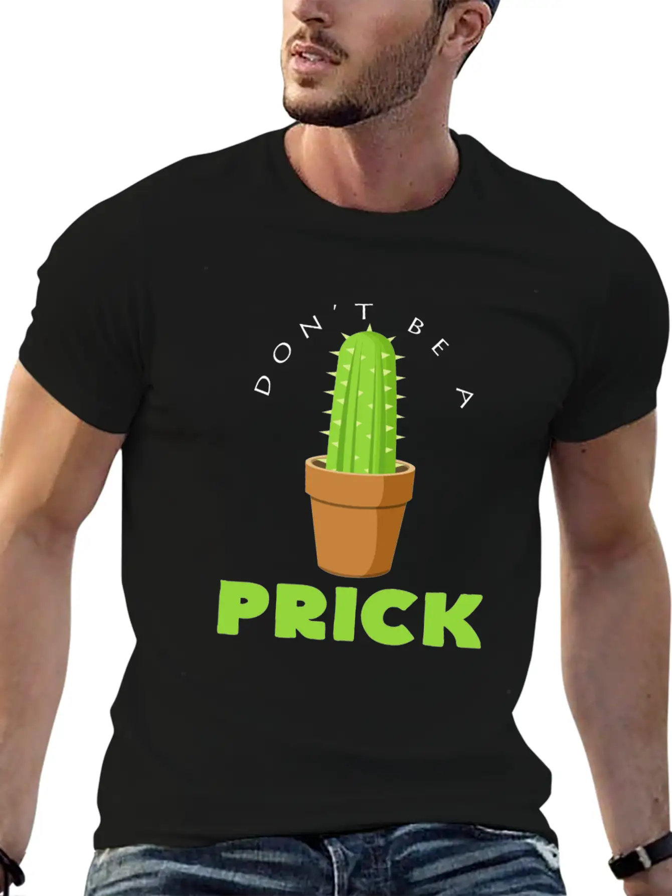 Cactus Breathable Soft Cotton T-Shirt – Timeless Casual Look