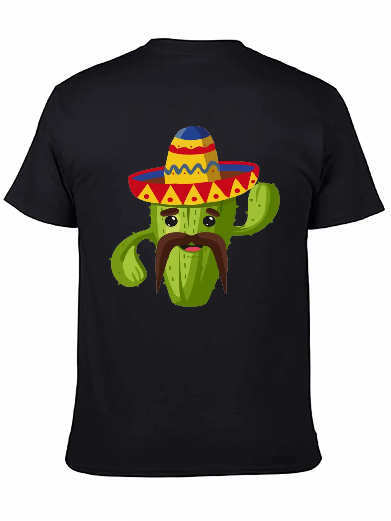 Cactus Cactus Mexican Unisex Short Sleeve Soft Cotton T-Shirt – Casual Everyday Wear