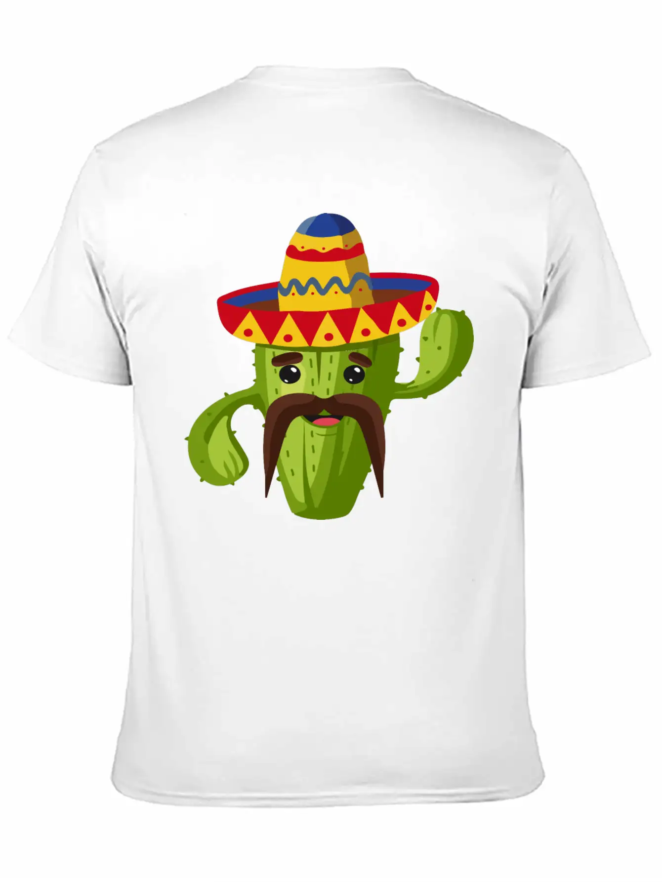 Cactus Cactus Mexican Unisex Short Sleeve Soft Cotton T-Shirt – Casual Everyday Wear