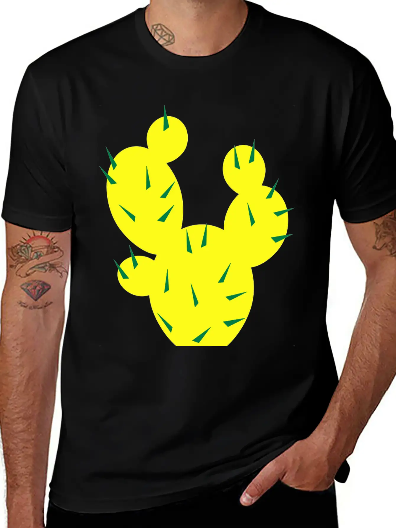 Cactus Casual Graphic T-Shirt – Simple And Comfortable Daily Wear
