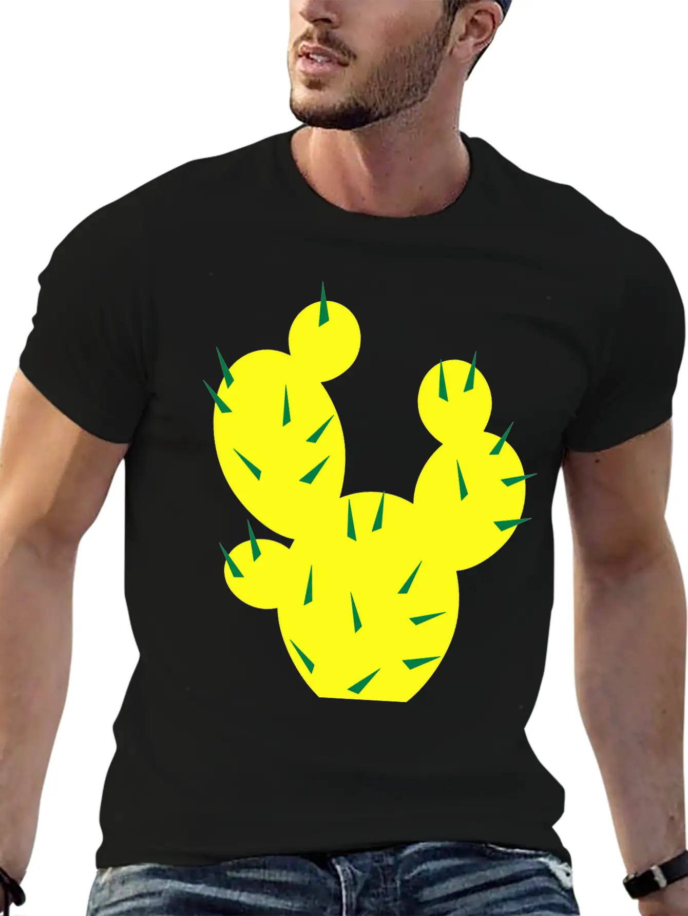 Cactus Casual Graphic T-Shirt – Simple And Comfortable Daily Wear