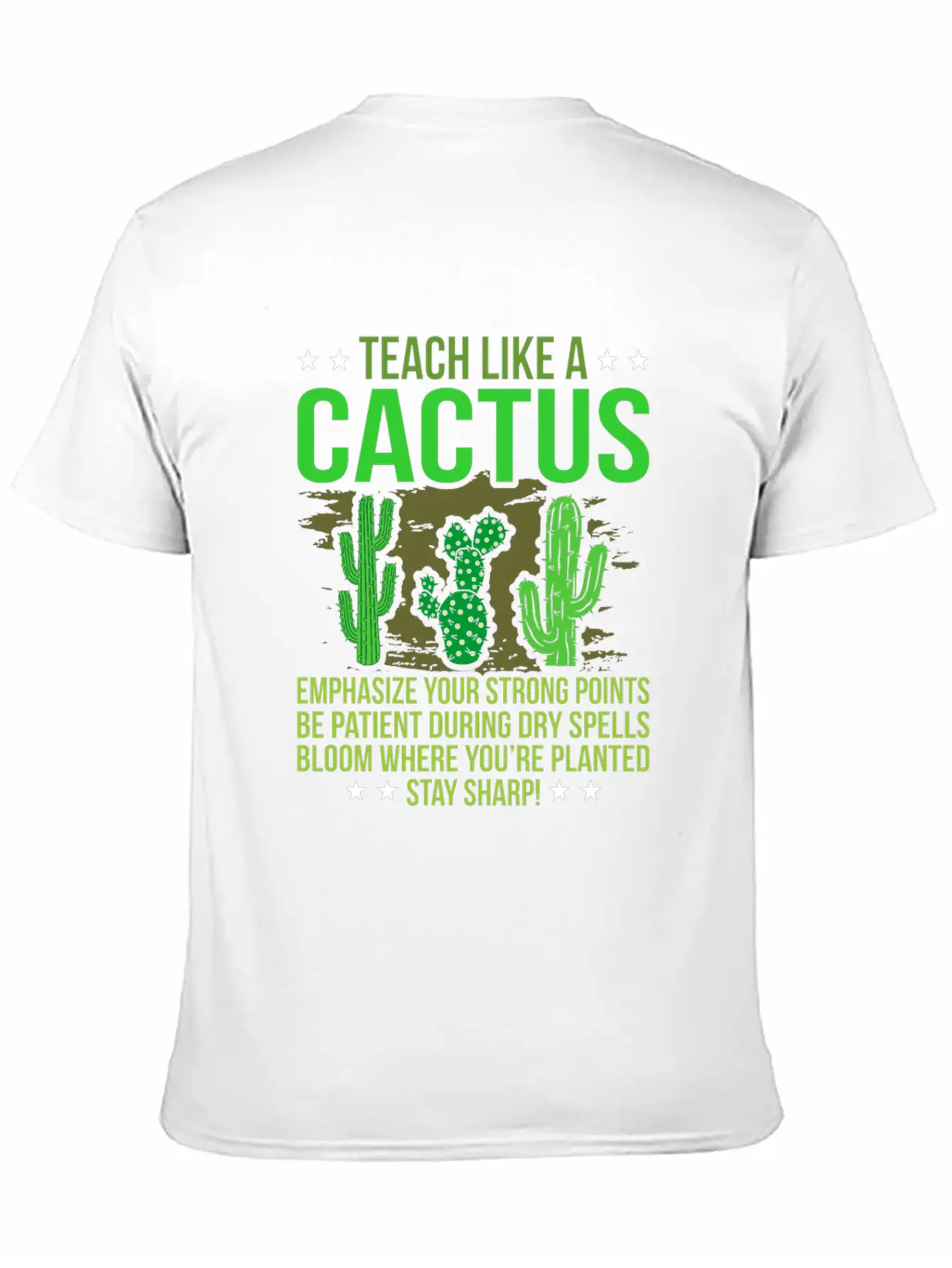 Cactus Classic Fit Graphic Tee For Daily Comfort – Unisex Cotton Shirt