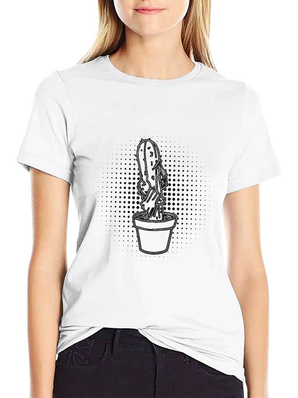 Cactus Shave Unisex Casual T-Shirt – Clean Design For Daily Comfort