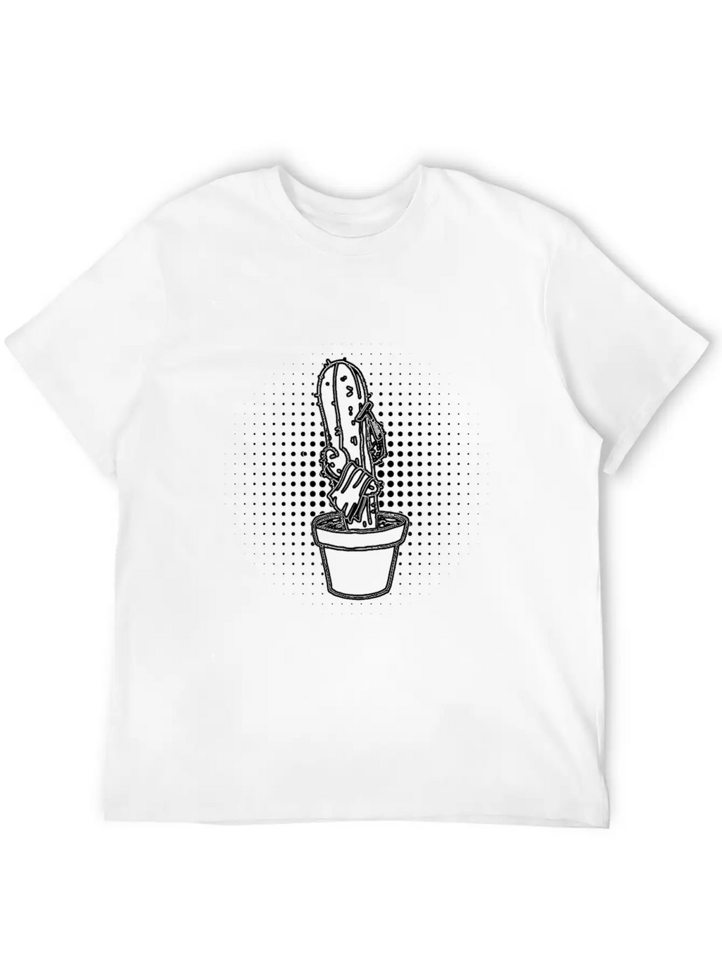 Cactus Shave Unisex Casual T-Shirt – Clean Design For Daily Comfort