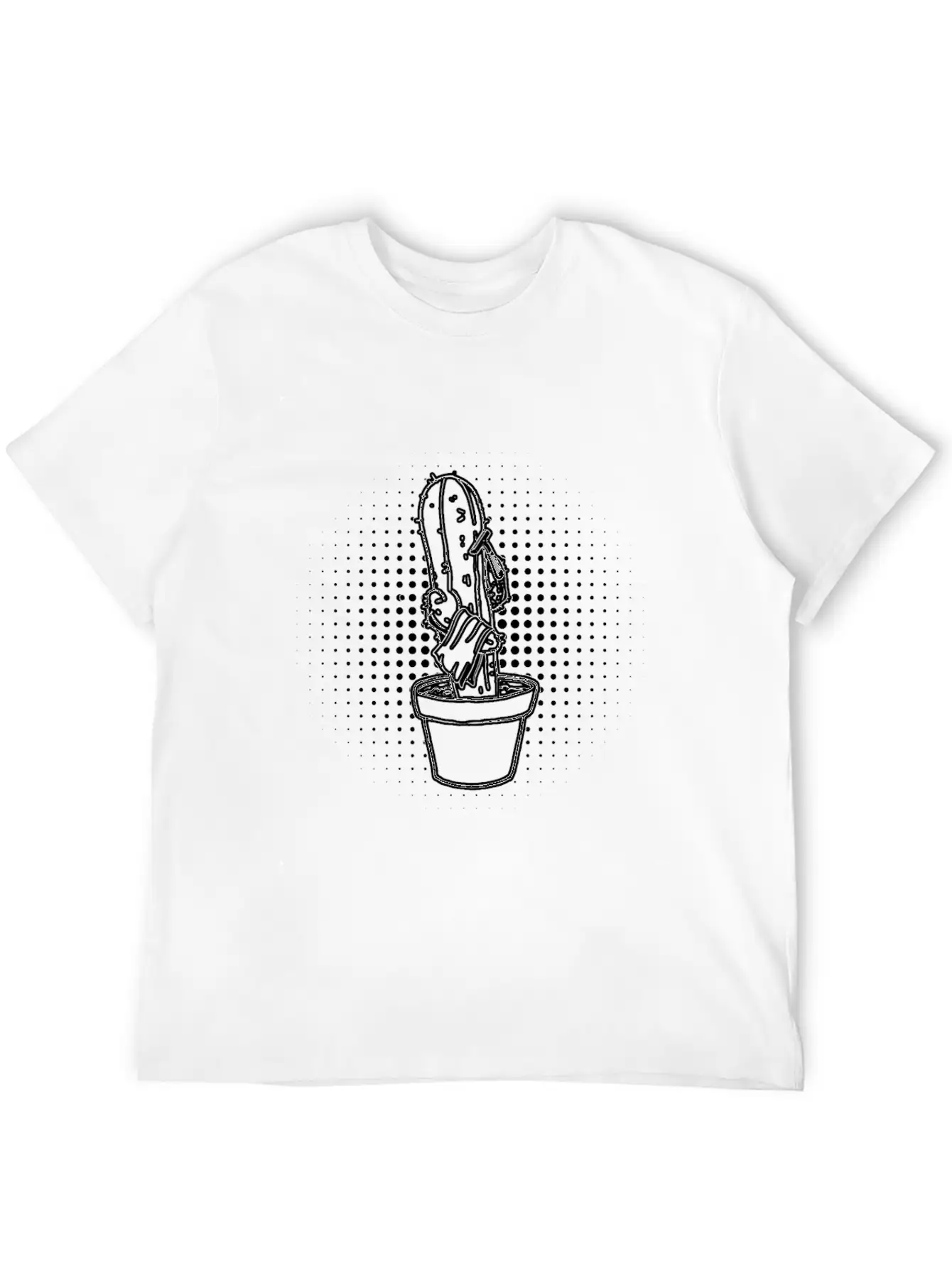 Cactus Shave Unisex Casual T-Shirt – Clean Design For Daily Comfort