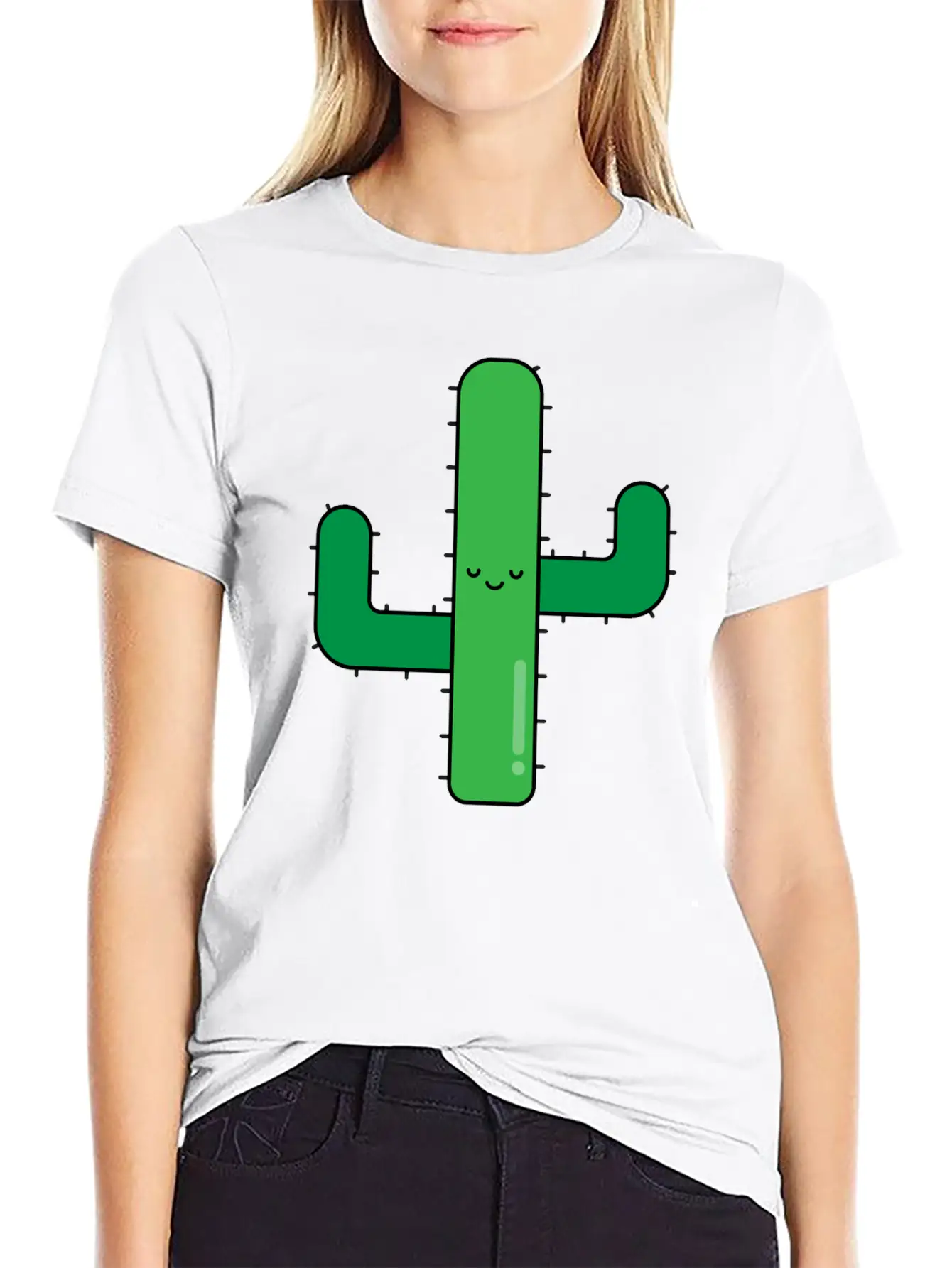 Cactus Unisex Short Sleeve Soft Cotton T-Shirt – Casual Everyday Wear