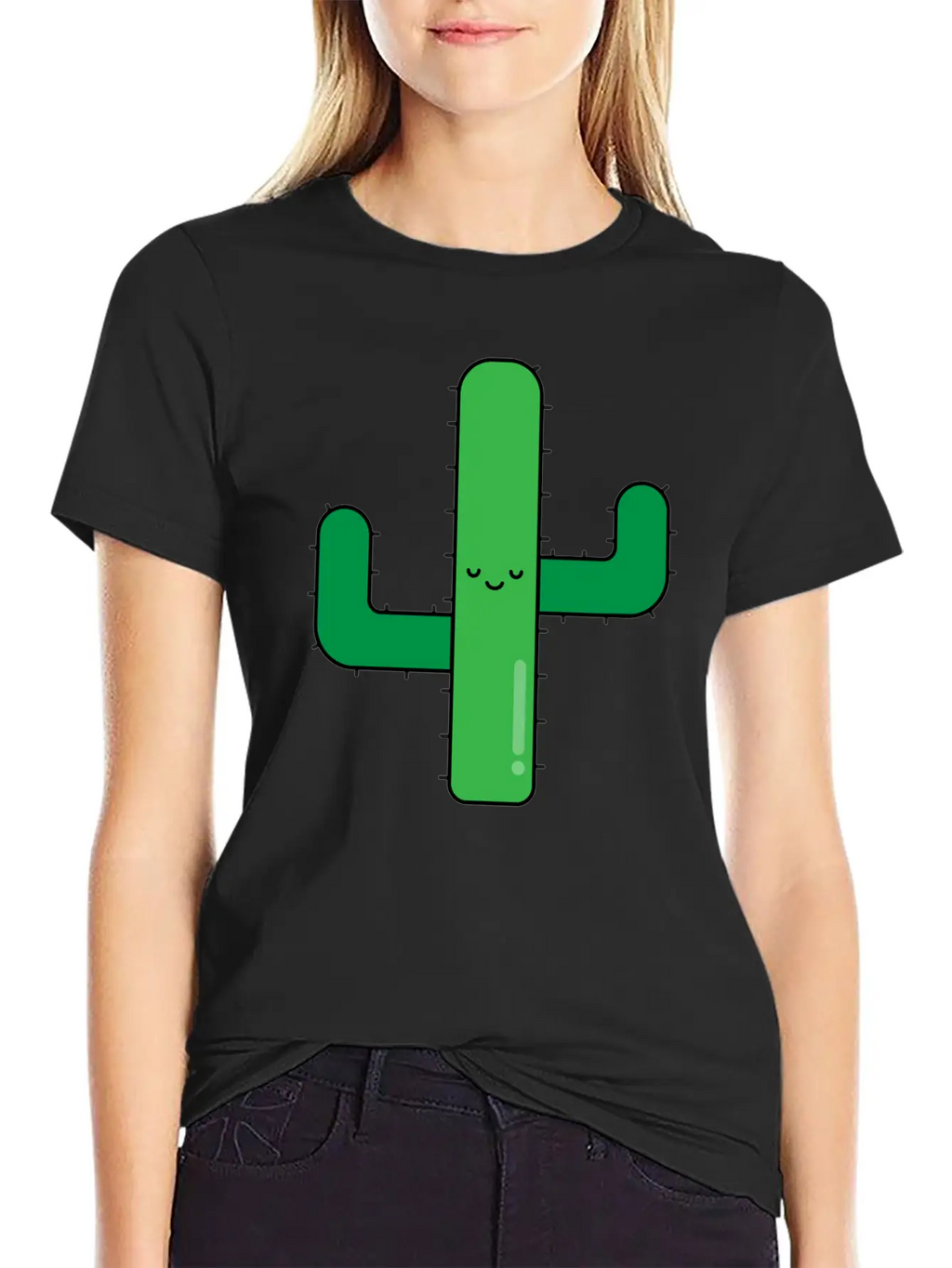 Cactus Unisex Short Sleeve Soft Cotton T-Shirt – Casual Everyday Wear