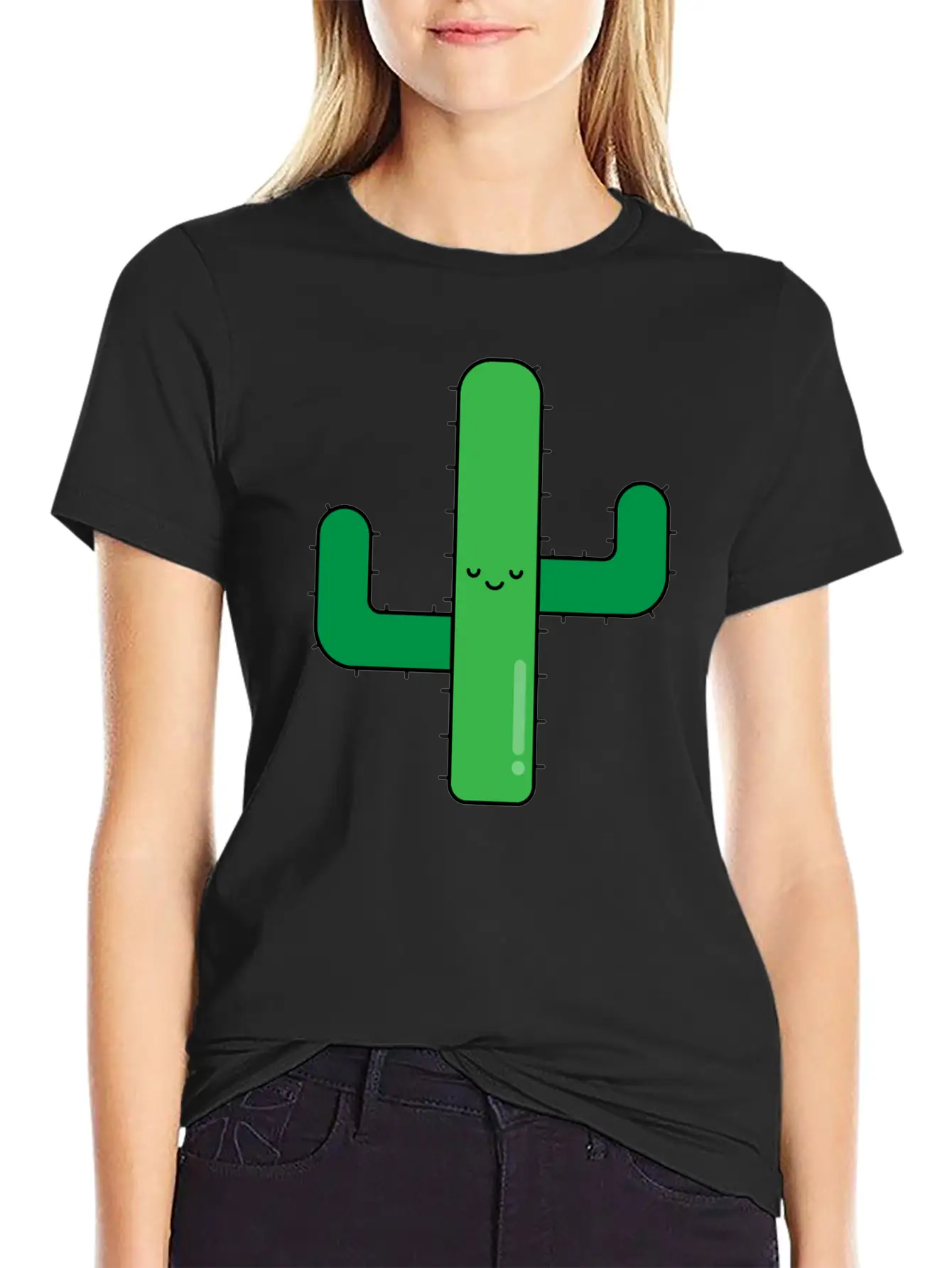 Cactus Unisex Short Sleeve Soft Cotton T-Shirt – Casual Everyday Wear