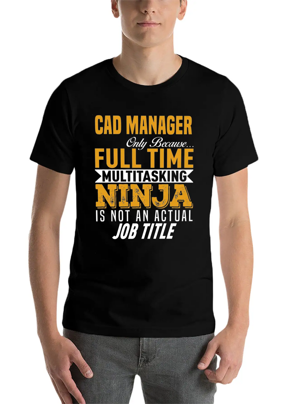 CAD Manager Stylish Everyday T-Shirt – Unisex Basic Cotton Tee
