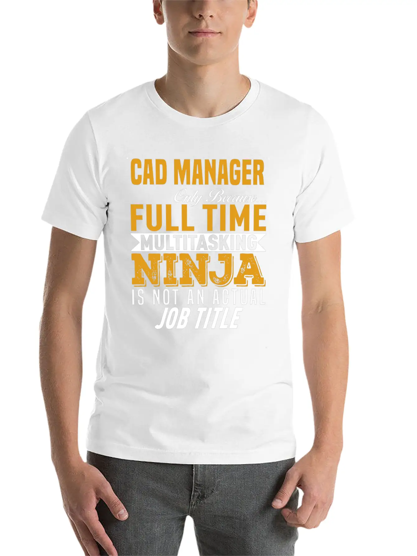 CAD Manager Stylish Everyday T-Shirt – Unisex Basic Cotton Tee