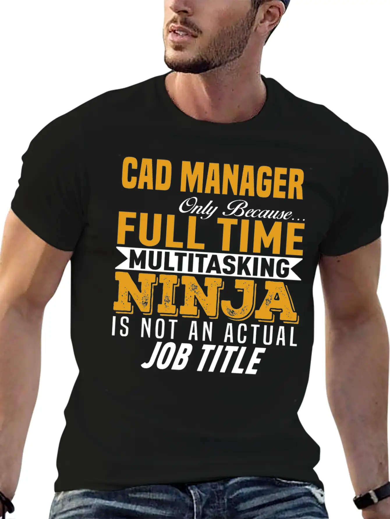 CAD Manager Stylish Everyday T-Shirt – Unisex Basic Cotton Tee